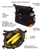 Vernon Bike Trunk Bag - Po Campo color:black;