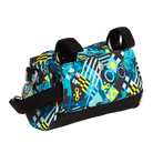 Kinga Handlebar Bag in Blocks on handlebars | Po Campo color:blocks;