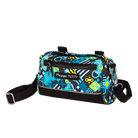 Kinga Handlebar Bag in Blocks on handlebars | Po Campo color:blocks;