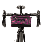 Kinga Handlebar Bag in Minilink on handlebars | Po Campo color:minilink;