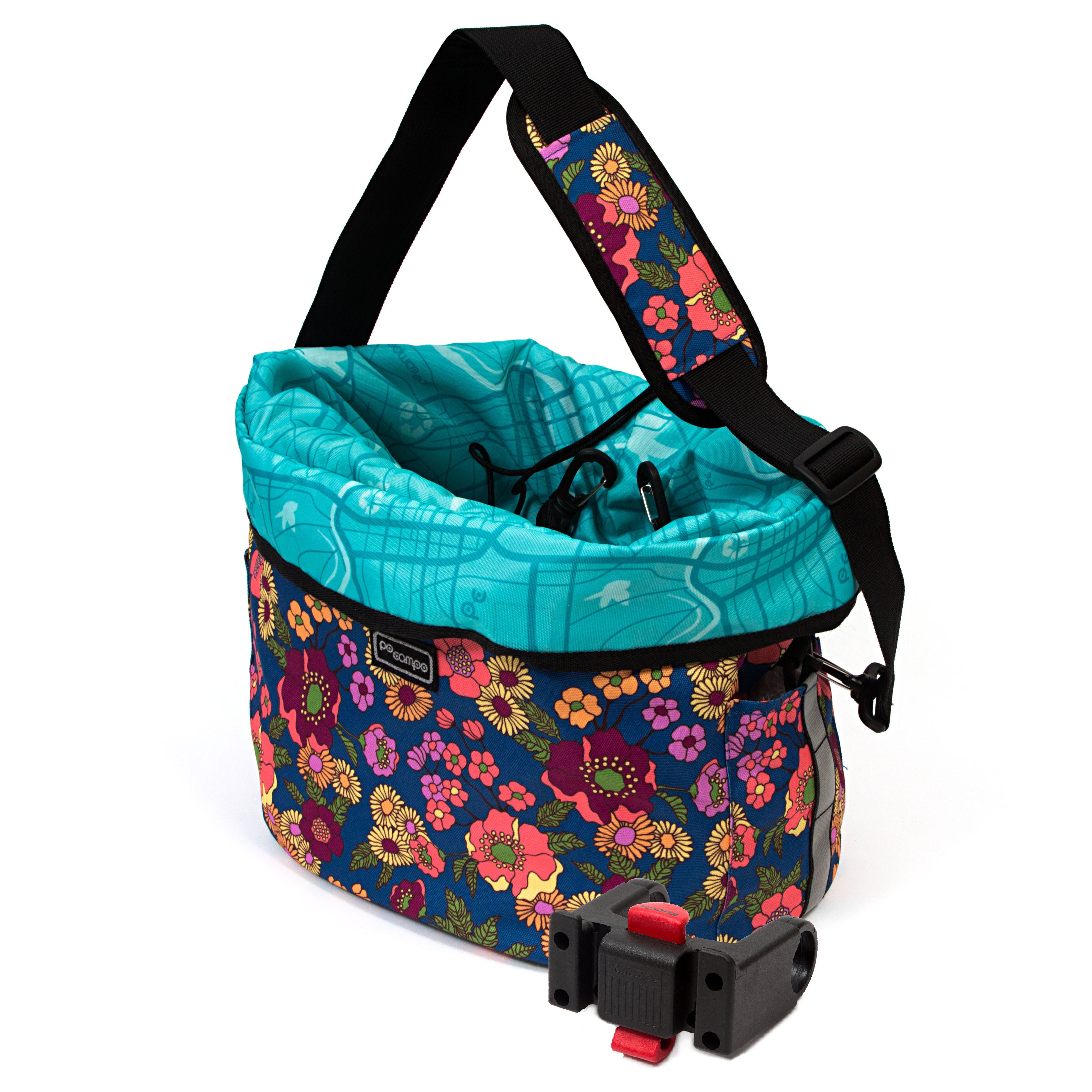 Pinellas Bike Basket - Po Campo color:meadow;