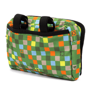 Po Campo Speedy Handlebar Bag in Checker - back | color:checker;