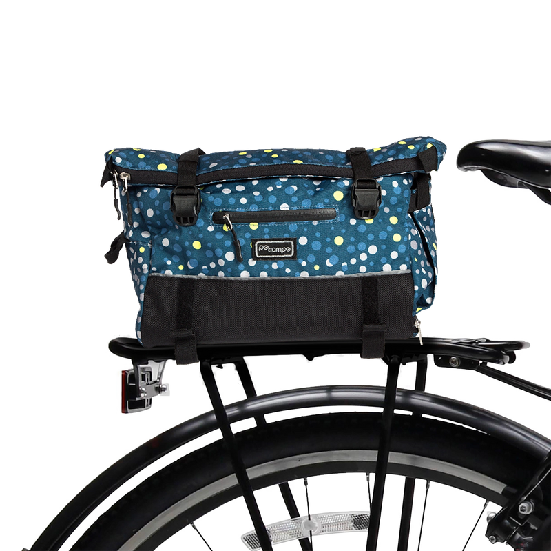Vernon Bike Trunk Bag - Po Campo color:bubbly;