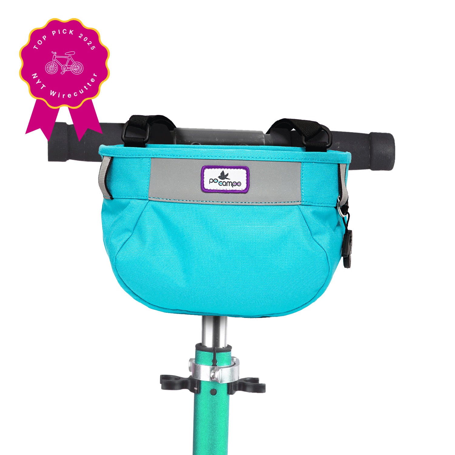 Po Campo Whoosh Fabric Basket in Blast Blue | color:blast blue;