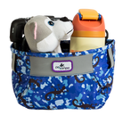 Po Campo Whoosh Fabric Basket in blue gecko | color:blue gecko;