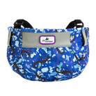 Po Campo Whoosh Fabric Basket in blue gecko | color:blue gecko;