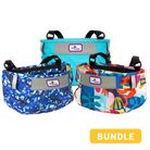 Po Campo Whoosh Basket Bundle - color: aquatic-blast blue-blue gecko