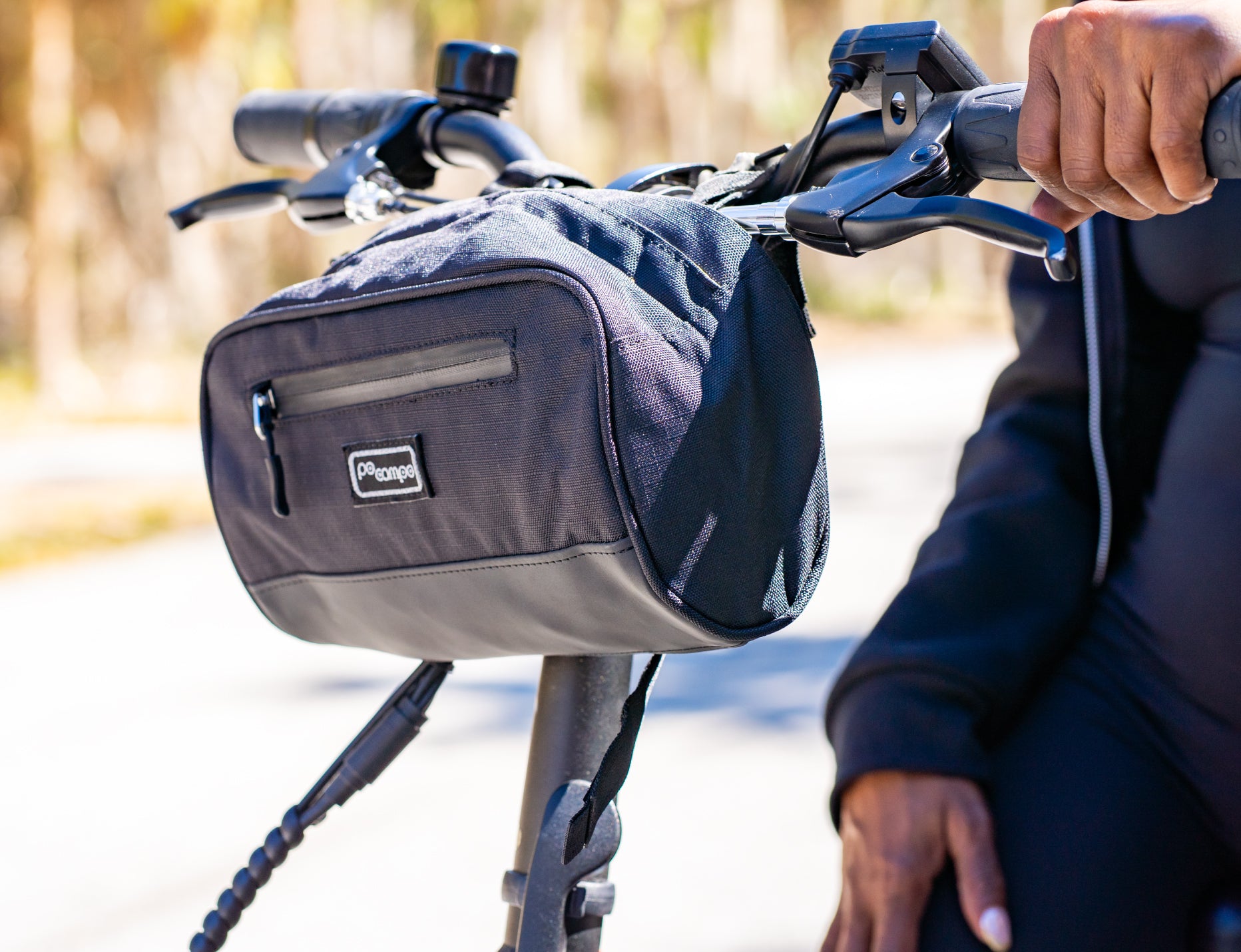 Functional Handlebar Bag, Waterproof Handlebar Bike Bag