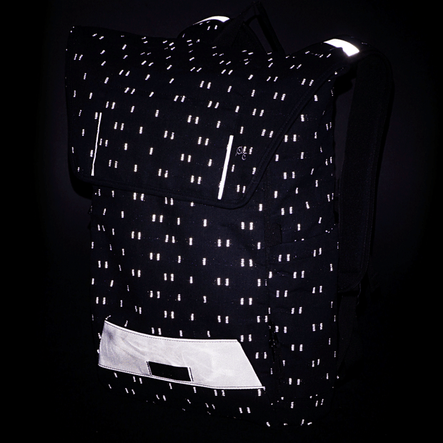 Po Campo Atria Reflective Backpack - Front Dark