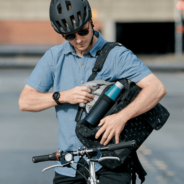 Po Campo Atria Reflective Backpack - Side Access Pocket