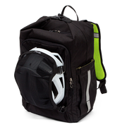 Bedford Backpack Pannier with helmet harness | color:black ripstop;