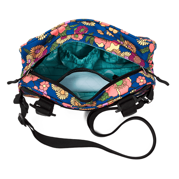 Po Campo Domino Handlebar Bag in Meadow inside  | color:meadow;