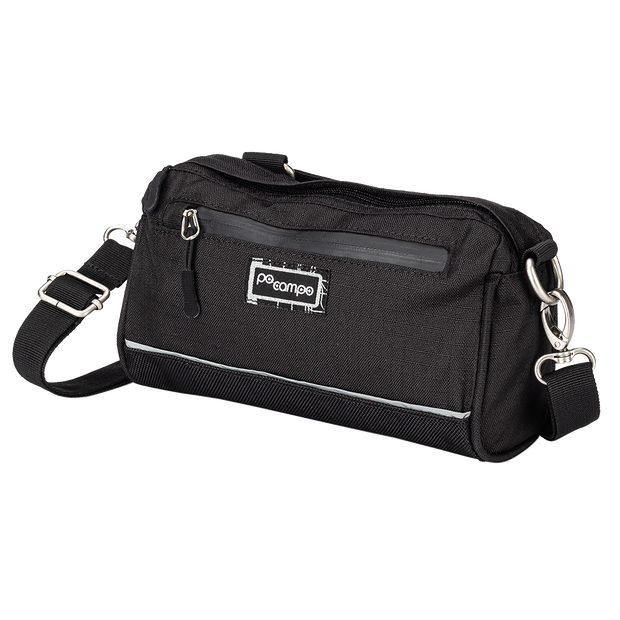 Kinga Handlebar Bag in Flora | Po Campo | color:black;