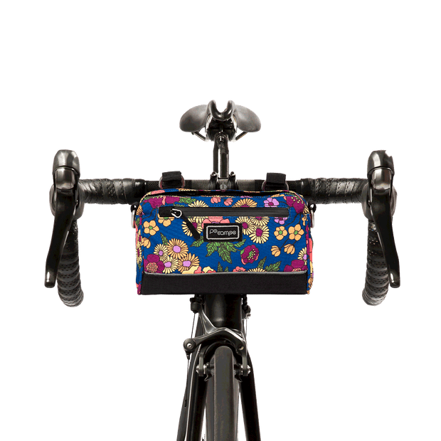 Kinga Handlebar Bag in Meadow - Bike | Po Campo color:meadow;