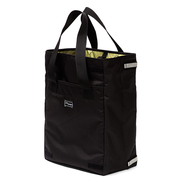 Orchard Grocery Pannier - Po Campo color:black ripstop;