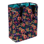 Orchard Grocery Pannier in Meadow back view - Po Campo color:meadow;