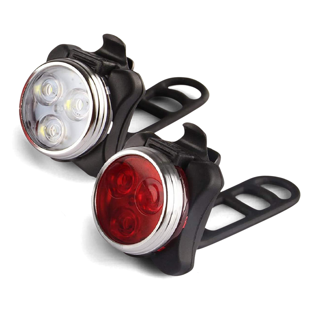 Rechargeable Clip on Bike Light 2 Pack Po Campo