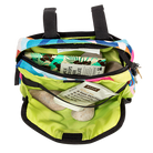 Po Campo Speedy Handlebar Bag in Aquatic inside -  Po Campo color:aquatic;
