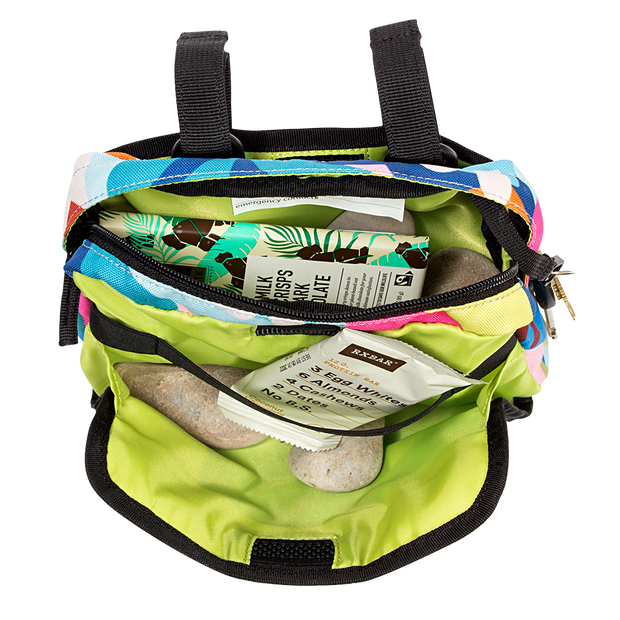 Po Campo Speedy Handlebar Bag in Aquatic inside | color:aquatic;