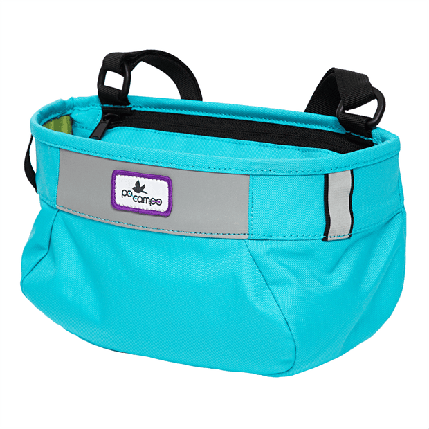 Po Campo Whoosh Fabric Basket in Blast Blue | color:blast blue;